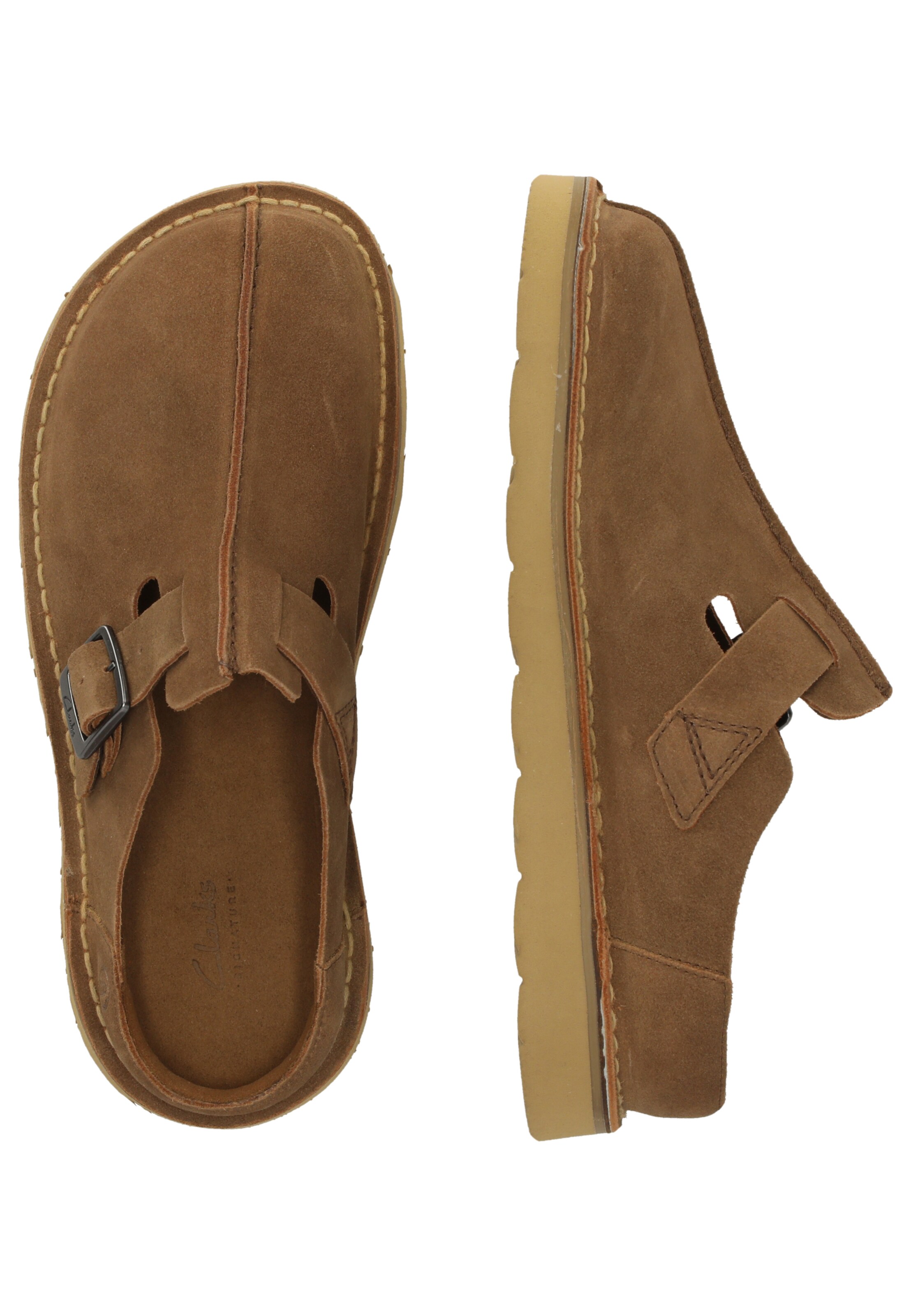 CLARKS Clogs 'Solsbury Mule' in Brown