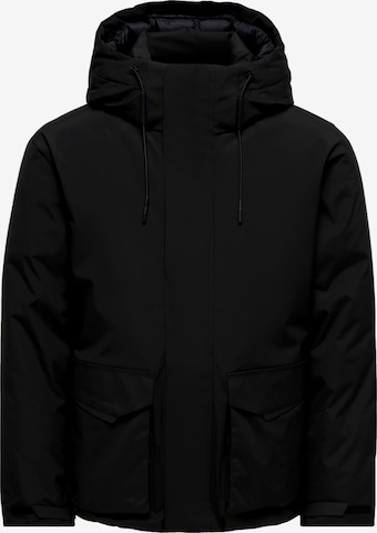 Giacca invernale 'ONSNATE' di Only & Sons in nero: frontale