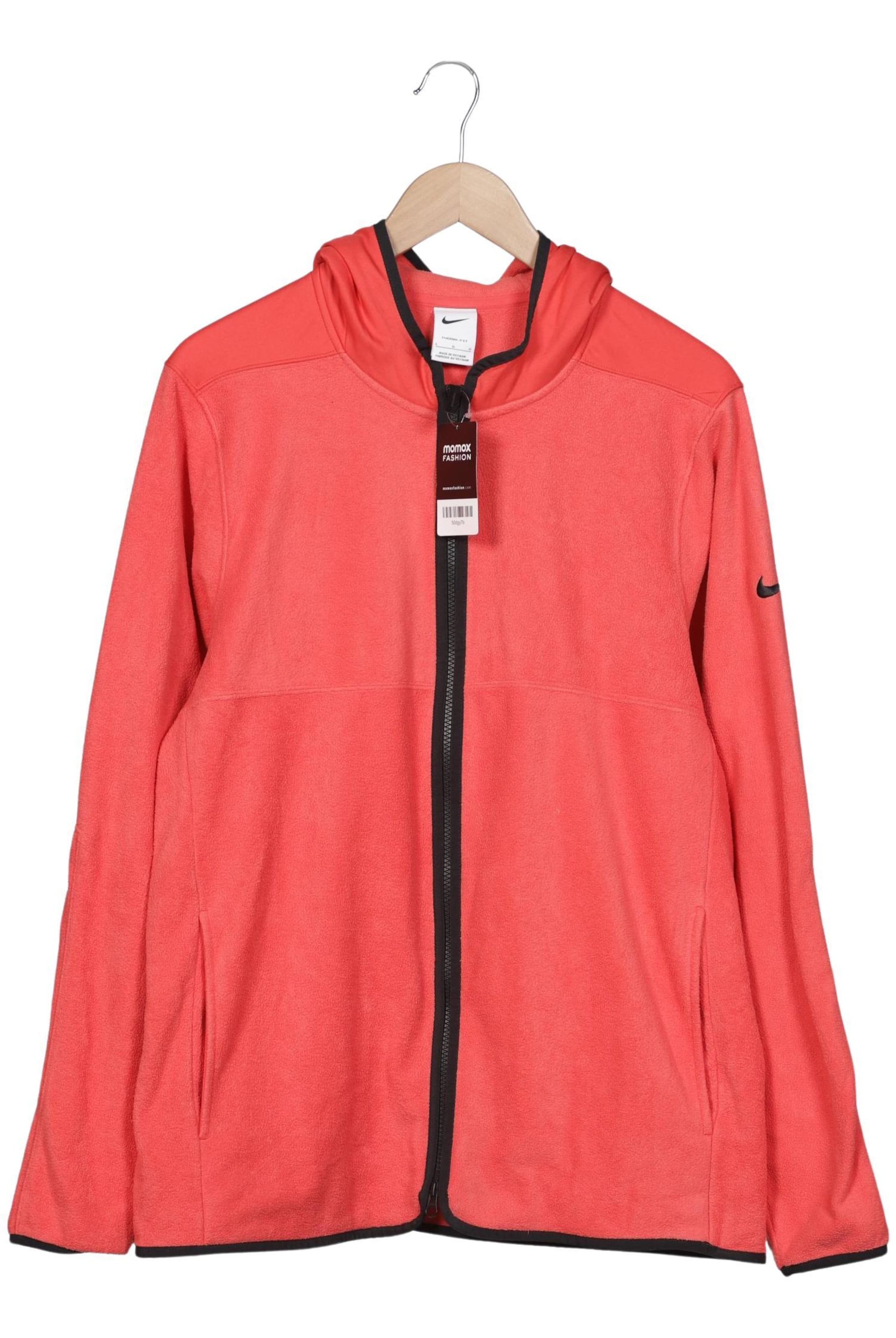 NIKE Sweatshirt & Zip-Up Hoodie in L in Red: front