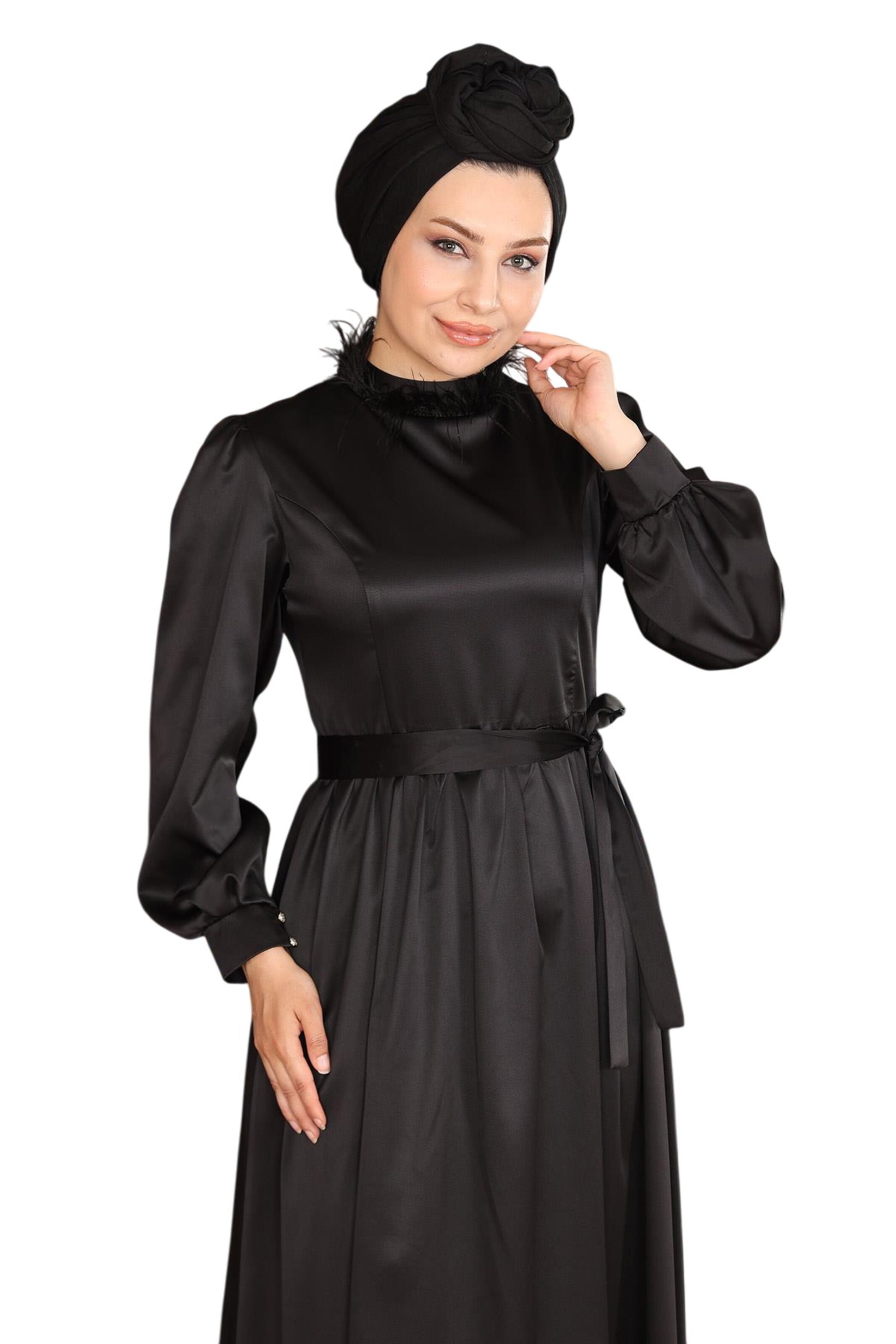 MODAMIHRAM Avondjurk in Zwart