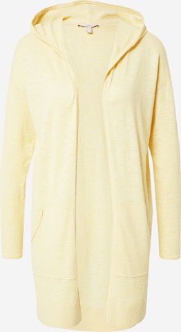 ESPRIT Knit Cardigan in Yellow: front