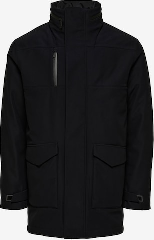 Veste fonctionnelle SELECTED HOMME en noir : devant