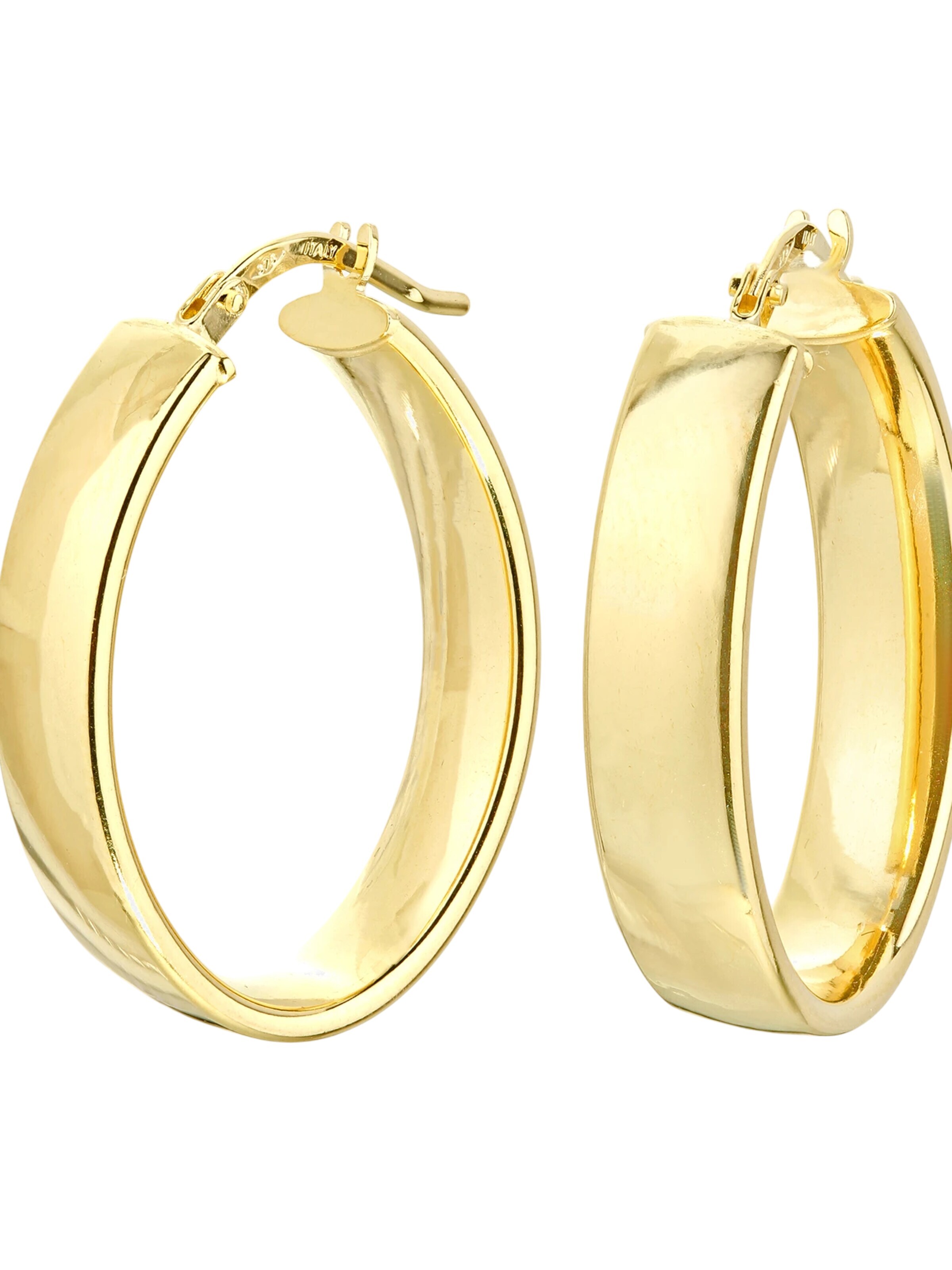 Orecchini 'Creolen aus 375 Gelbgold' di Vanlere in oro