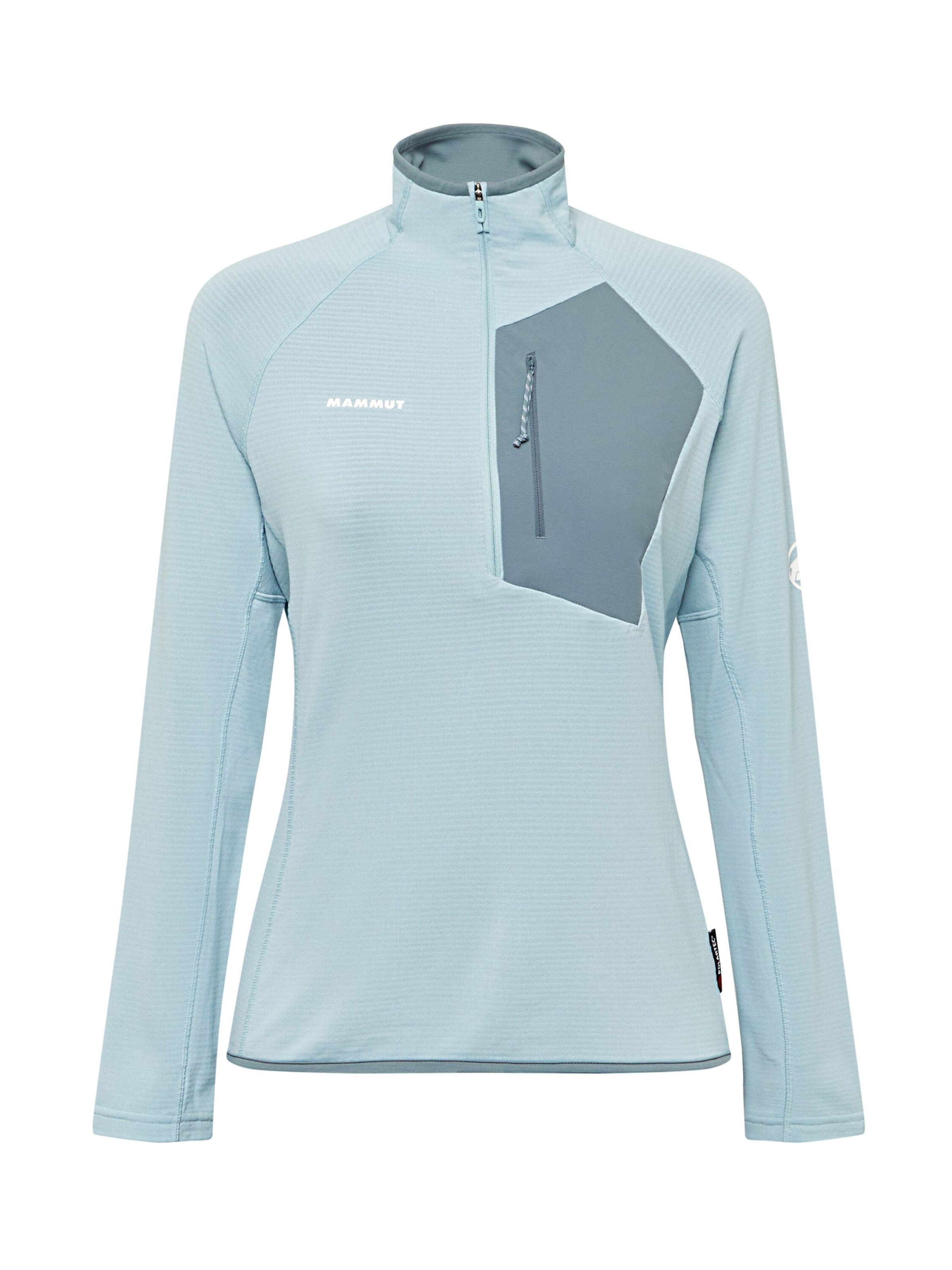 MAMMUT Sportpullover in Blau: Vorderseite