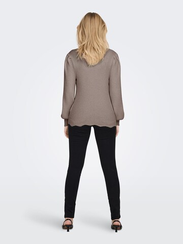 ONLY Sweater 'FIA' in Brown