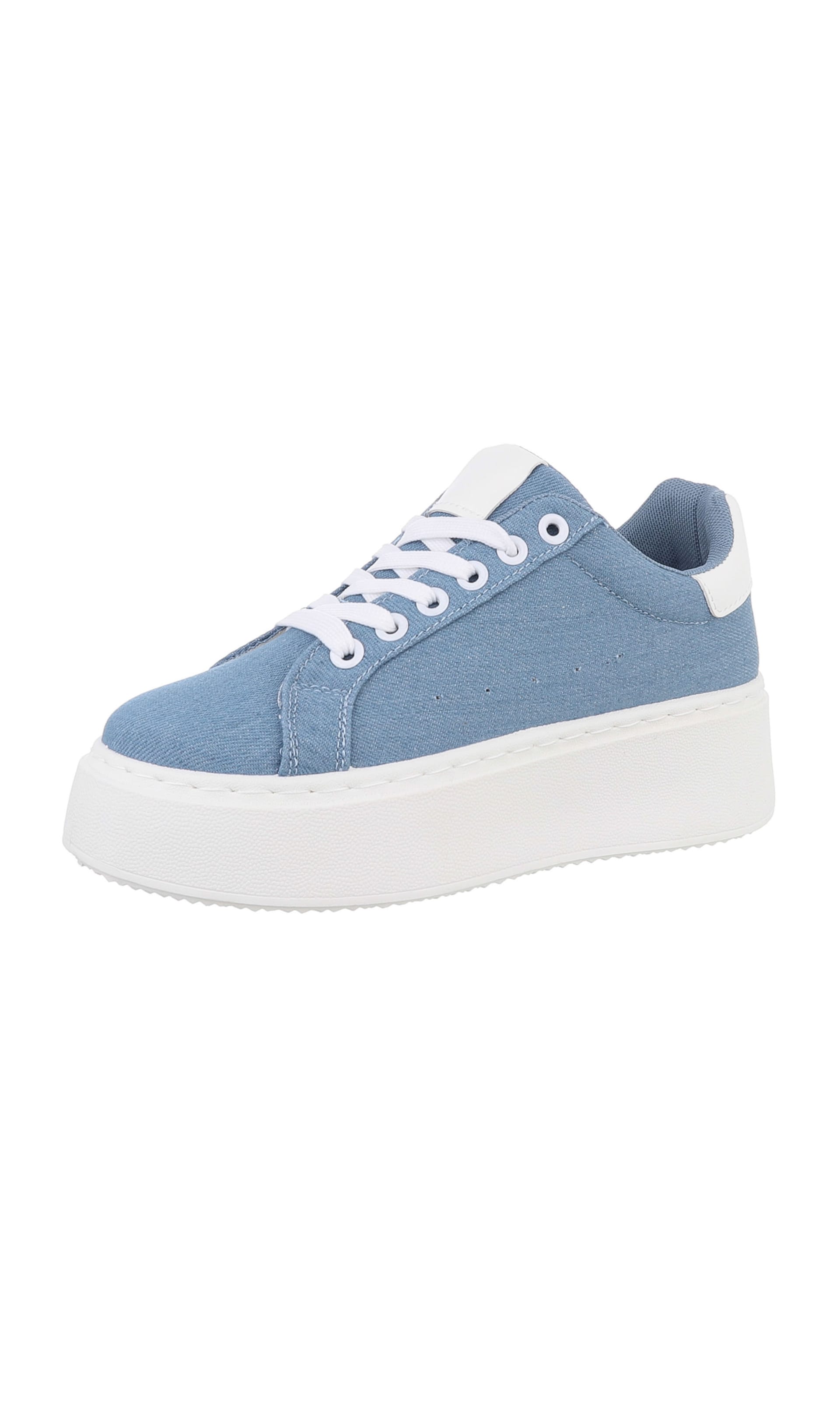 Ital-Design Sneakers in Blue: front