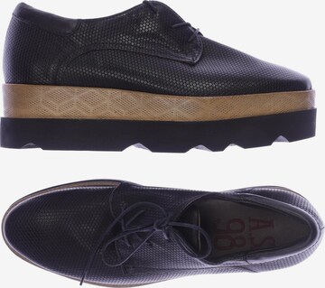 A.S.98 Flats & Loafers in 40 in Black: front