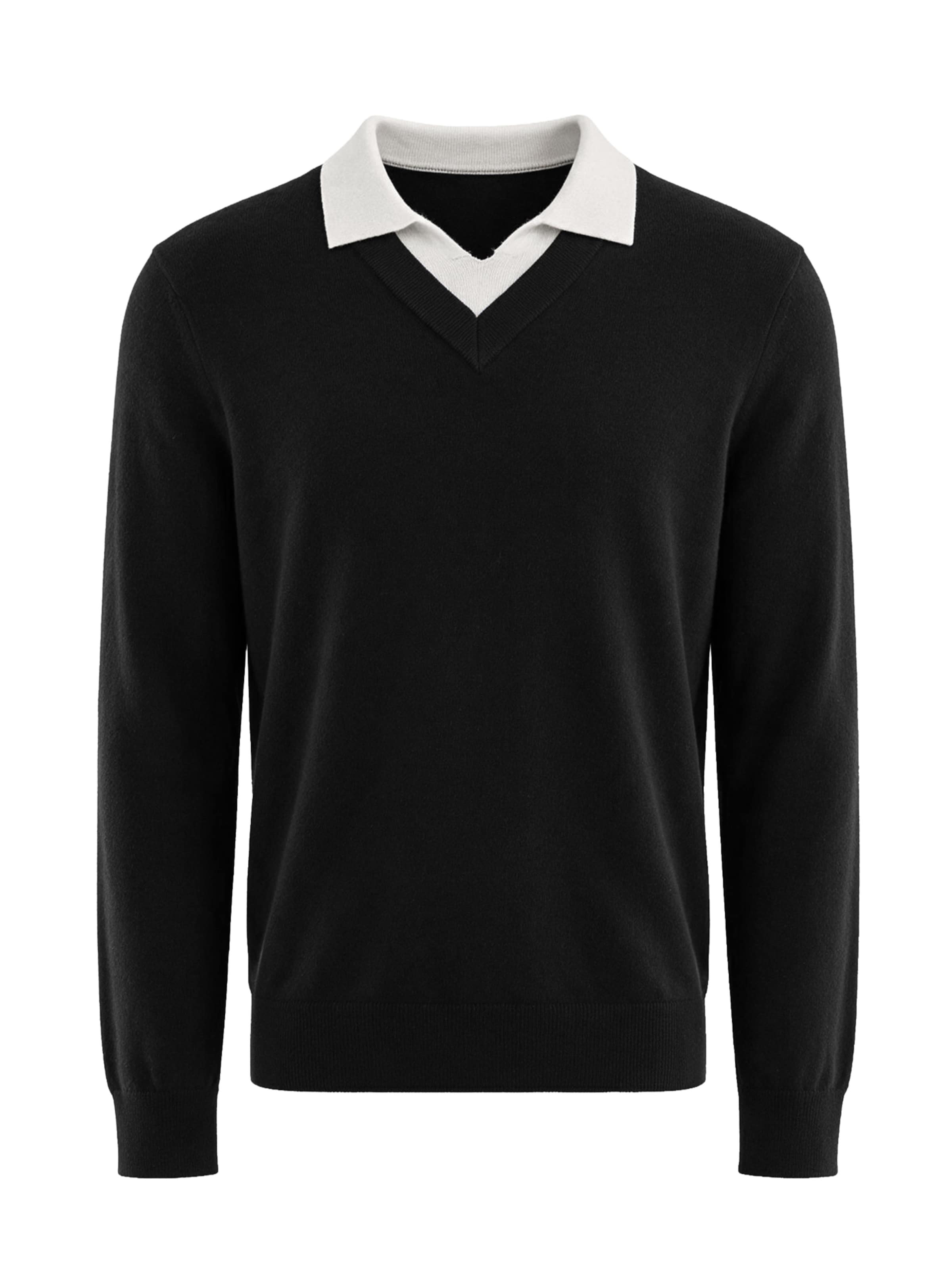 Vantory Pullover in Schwarz: Vorderseite