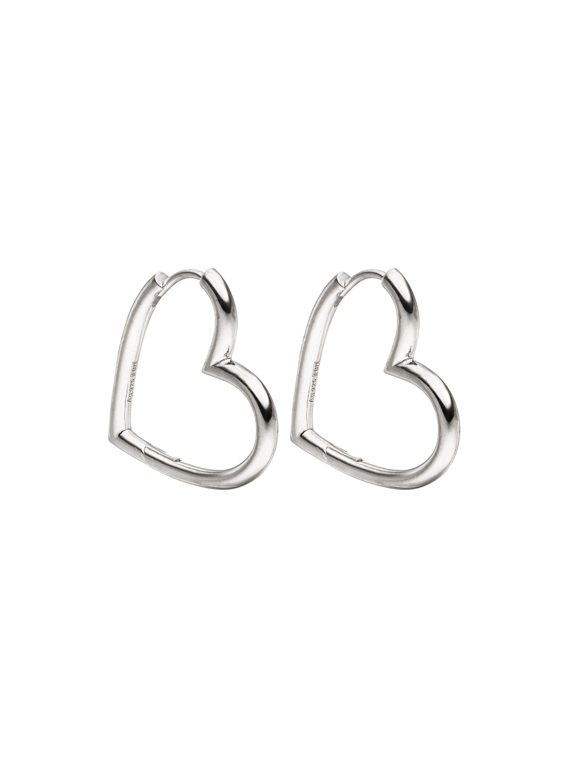 PURELEI - Pendientes 'Hearts' en plata
