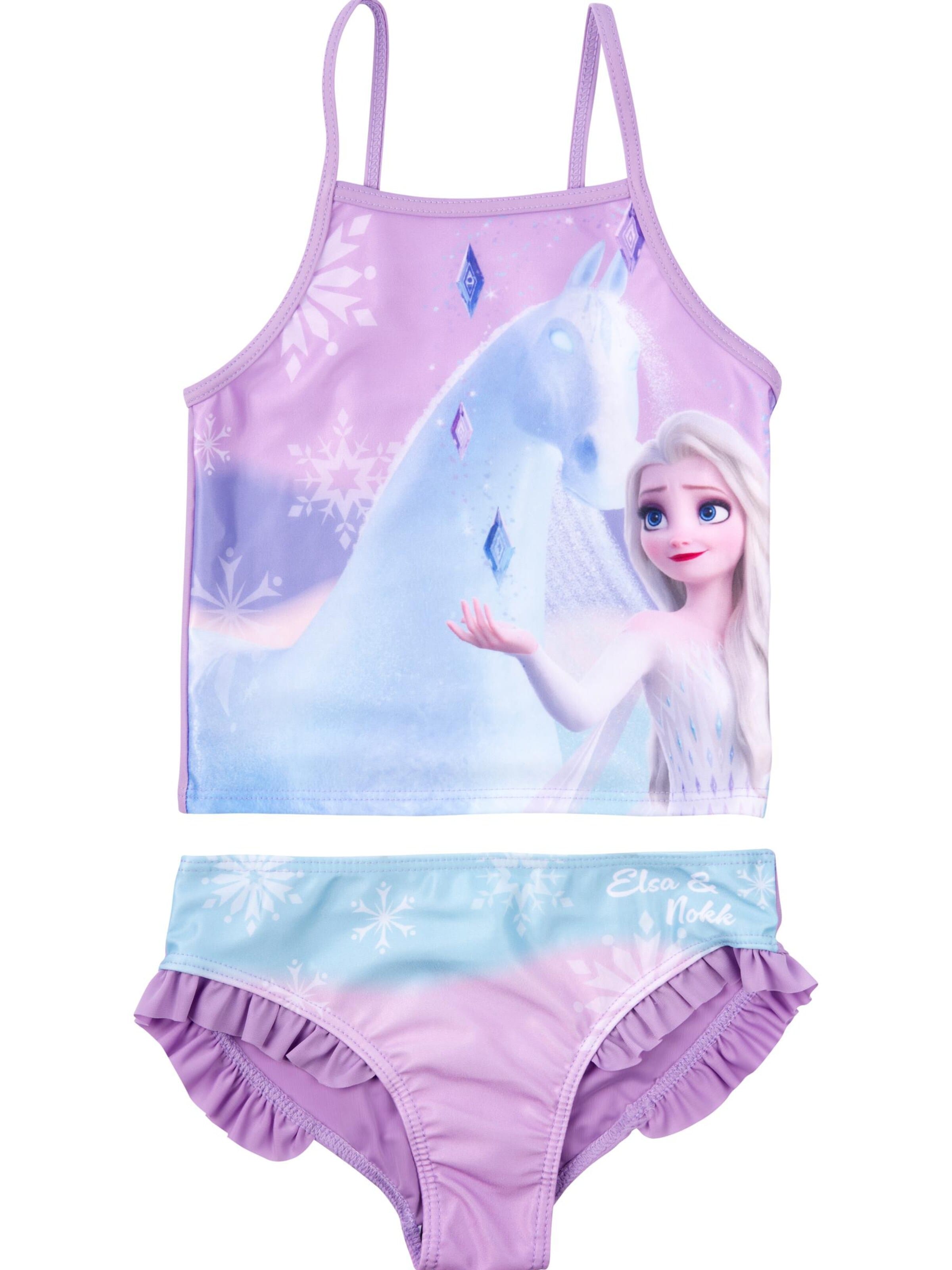 Disney Frozen Bralette Bikini 'Tankini Elsa Frozen' in Purple: front