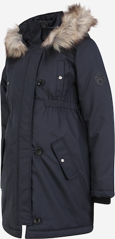 Only Maternity Winter Parka 'Iris' in Blue: front