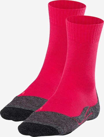 Chaussettes FALKE en rose : devant