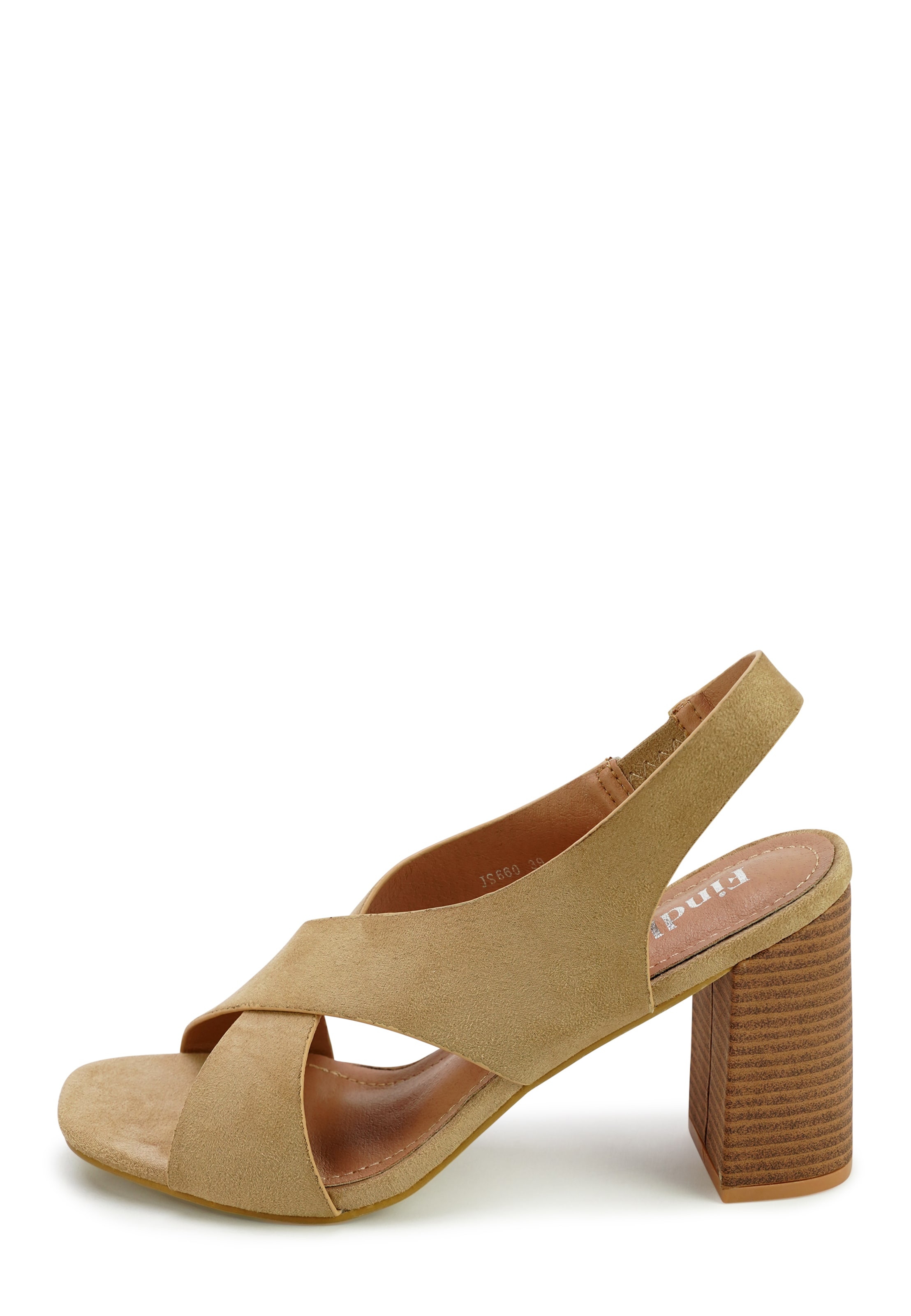 Findlay Sandale 'CALA' in Braun: Vorderseite