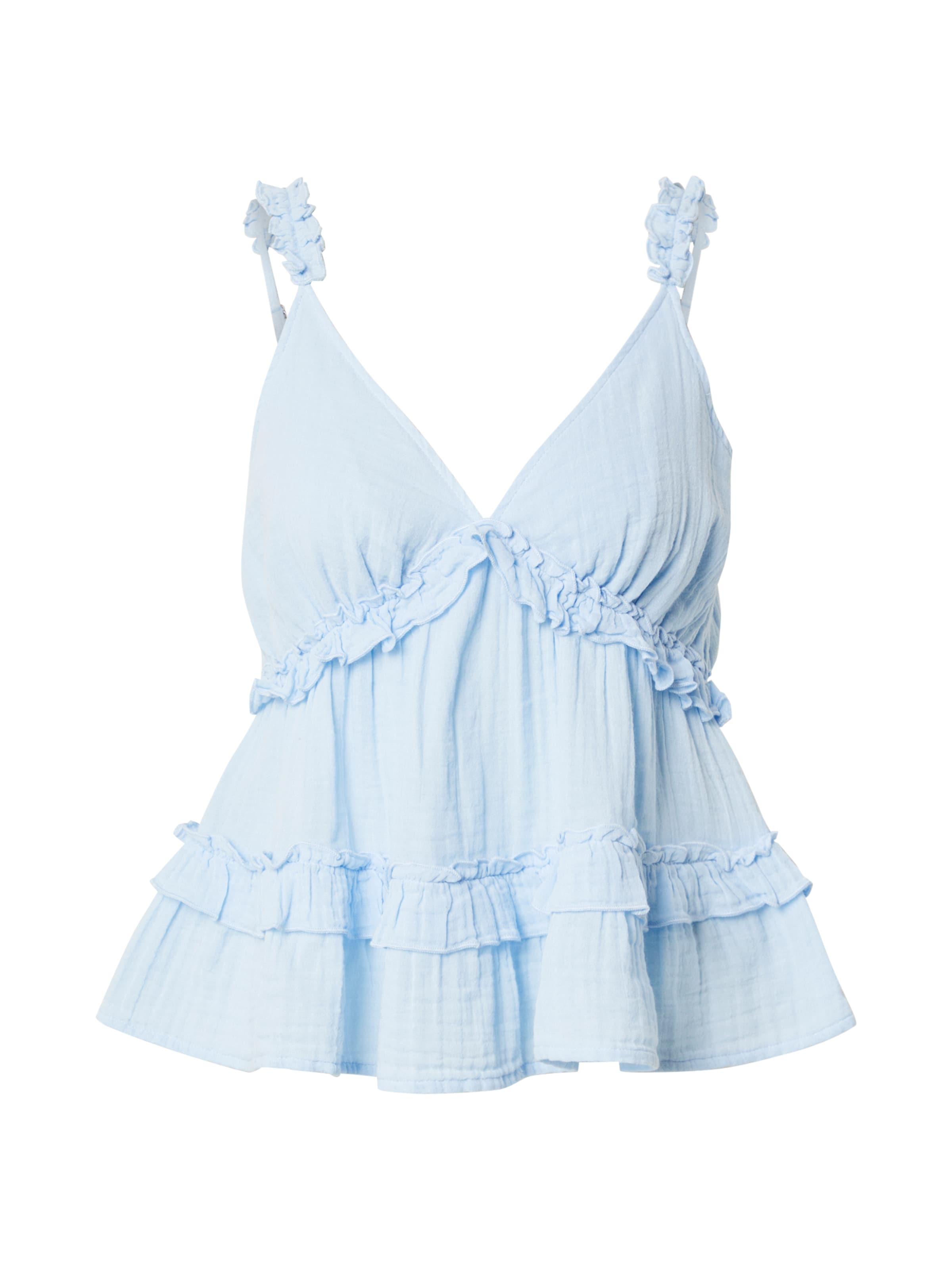 YAS Τοπ 'YASANINO' σε μπλε: μπροστά