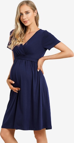 Yesfashion Kleid in Blau: Vorderseite