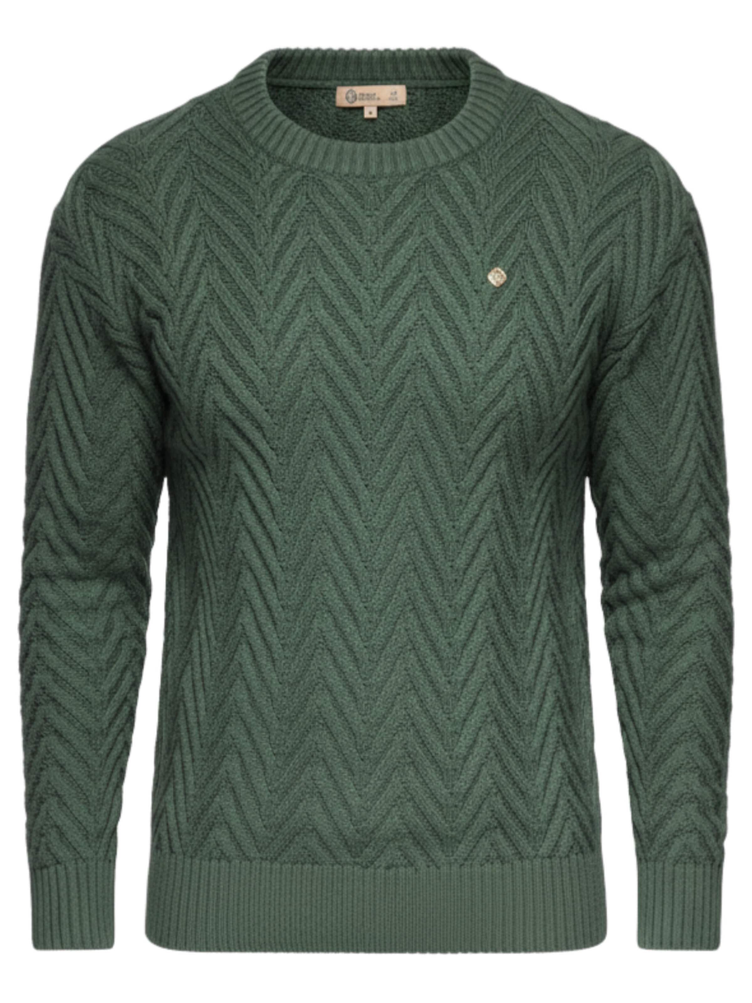 Ombre Trui in Groen: voorkant