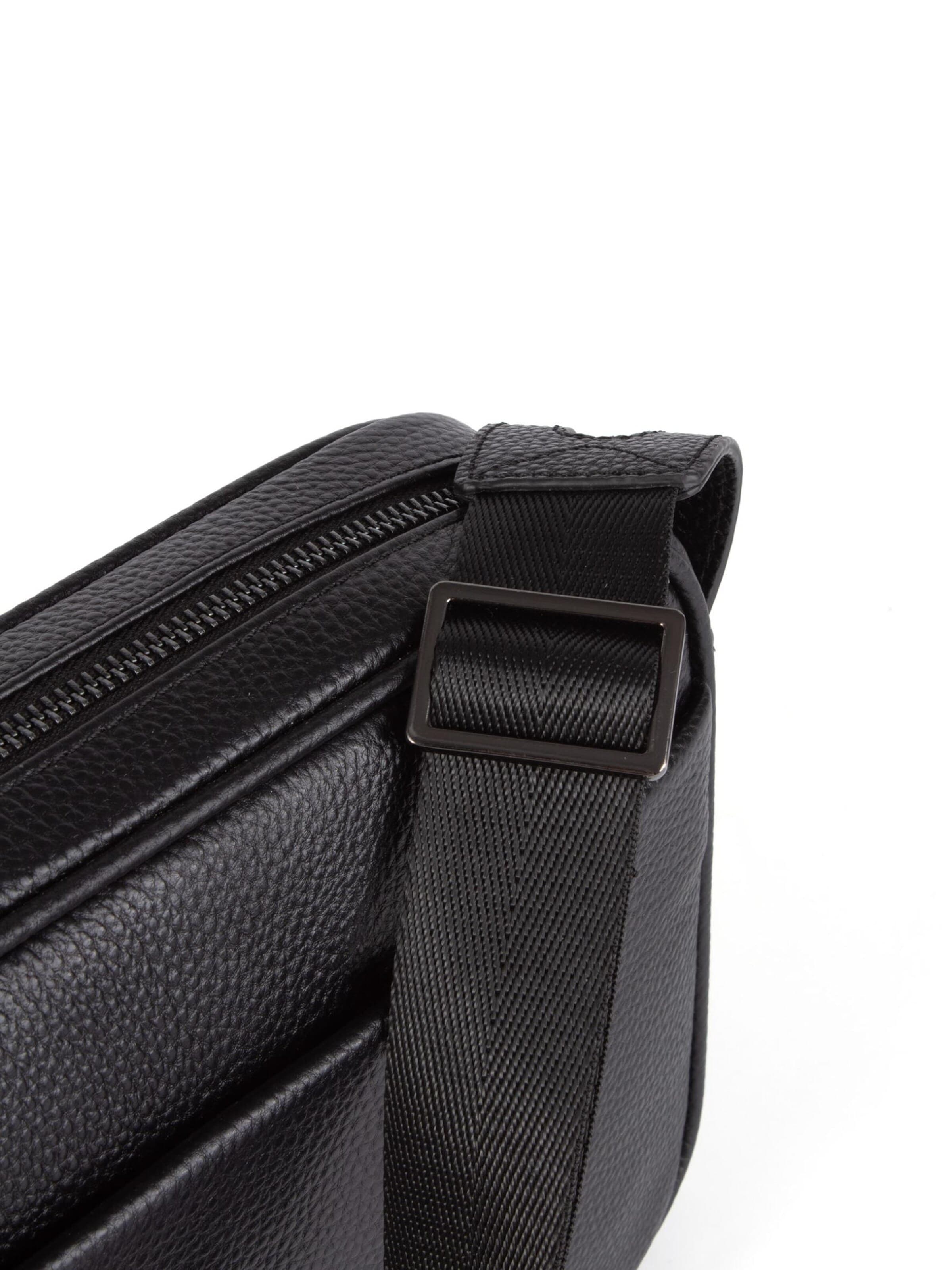Sac bandoulière 'BELLARO FINGERPRINT RECOGNITION' CYCAS D'OR en noir