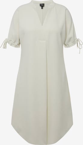 Robe-chemise Ulla Popken en beige : devant