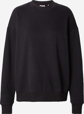 Rich & Royal Sweatshirt in Black: front