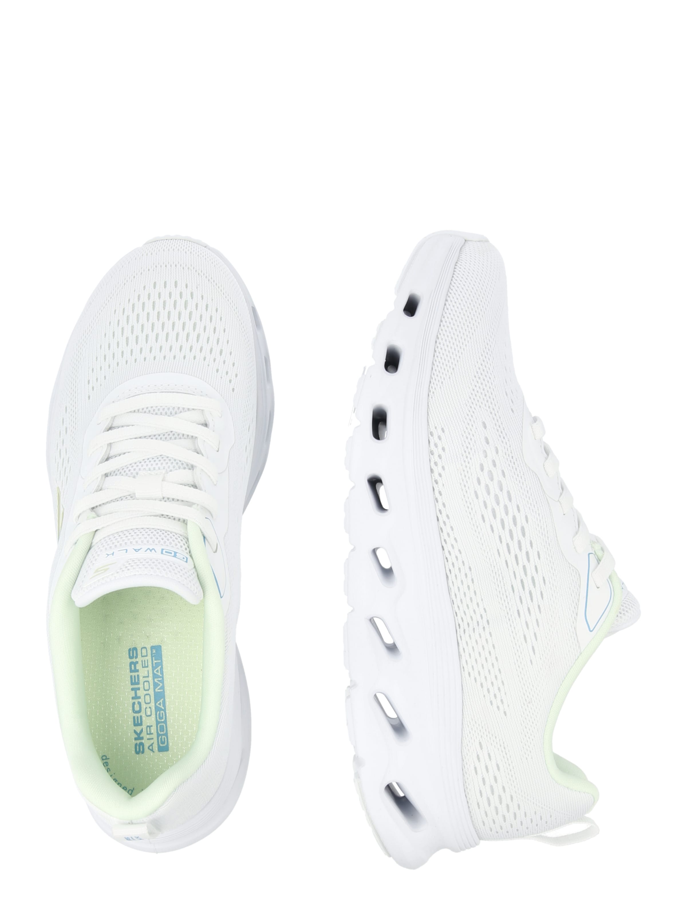 Sneaker de alergat 'GO WALK GLIDE-STEP 2.0 - KRIS' de la SKECHERS pe alb