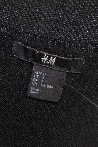 H&M Strickjacke S in Schwarz