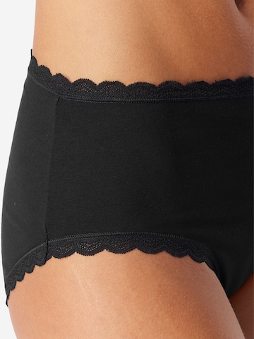 uncover by SCHIESSER Slip ' Cotton Lace ' in Zwart