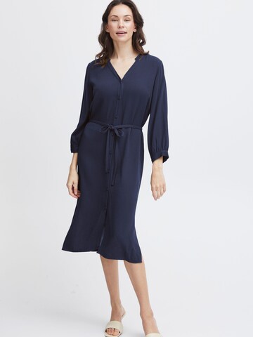Fransa Shirt Dress ' Haida ' in Blue