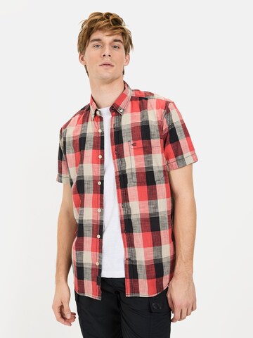 CAMEL ACTIVE Regular fit Button Up Shirt in Red: front