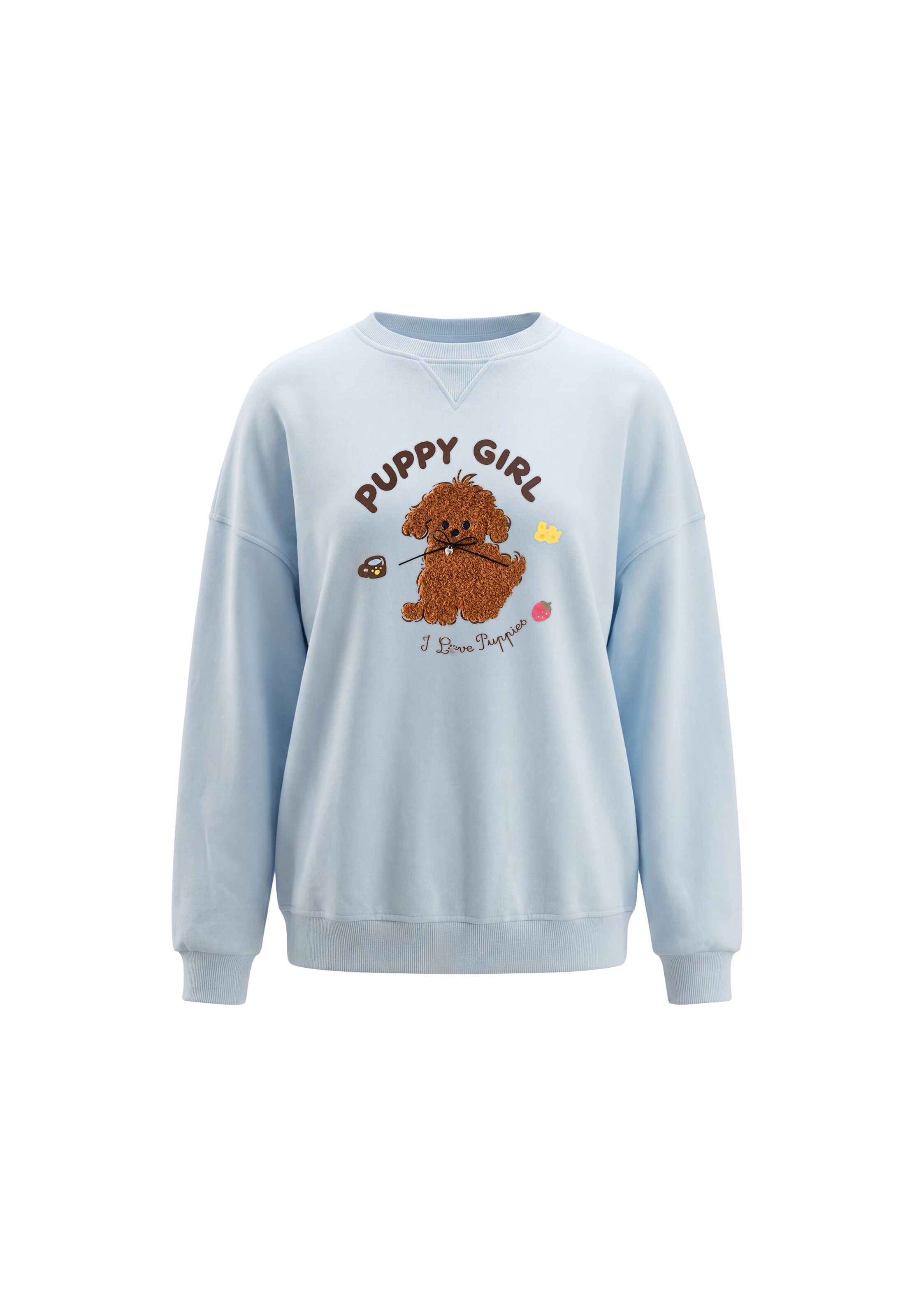 Sweat-shirt MYMO en bleu : devant