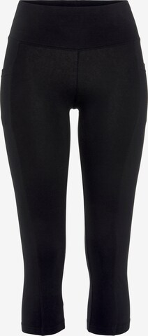 VIVANCE Skinny Sporthose in Schwarz: predná strana