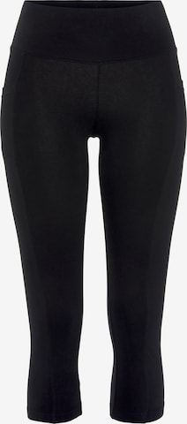 VIVANCE Skinny Sporthose in Schwarz: predná strana