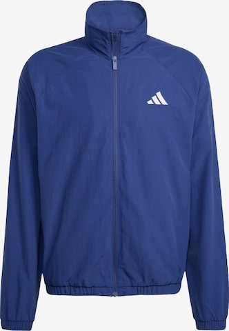 ADIDAS SPORTSWEAR Sportjacke 'Essential' in Blau: Vorderseite