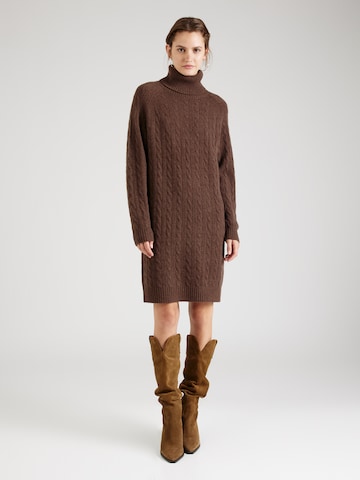 Polo Ralph Lauren Knitted dress in Brown: front