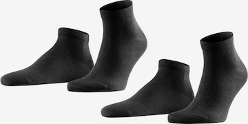 FALKE Socks in Black: front