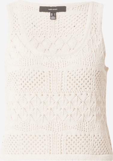 VERO MODA Tops en tricot 'AMALFI' en blanc naturel, Vue avec produit
