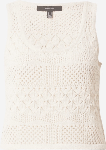 VERO MODA Knitted Top 'AMALFI' in White: front