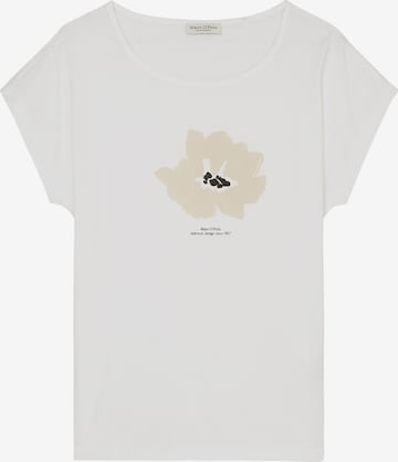 T-shirt Marc O'Polo en beige : devant