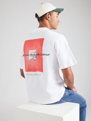 JACK & JONES Футболка 'JCOMINERAL' в Белый: спереди