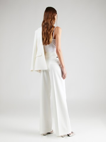 HUGO Wide leg Pleated Pants 'Himia' in White