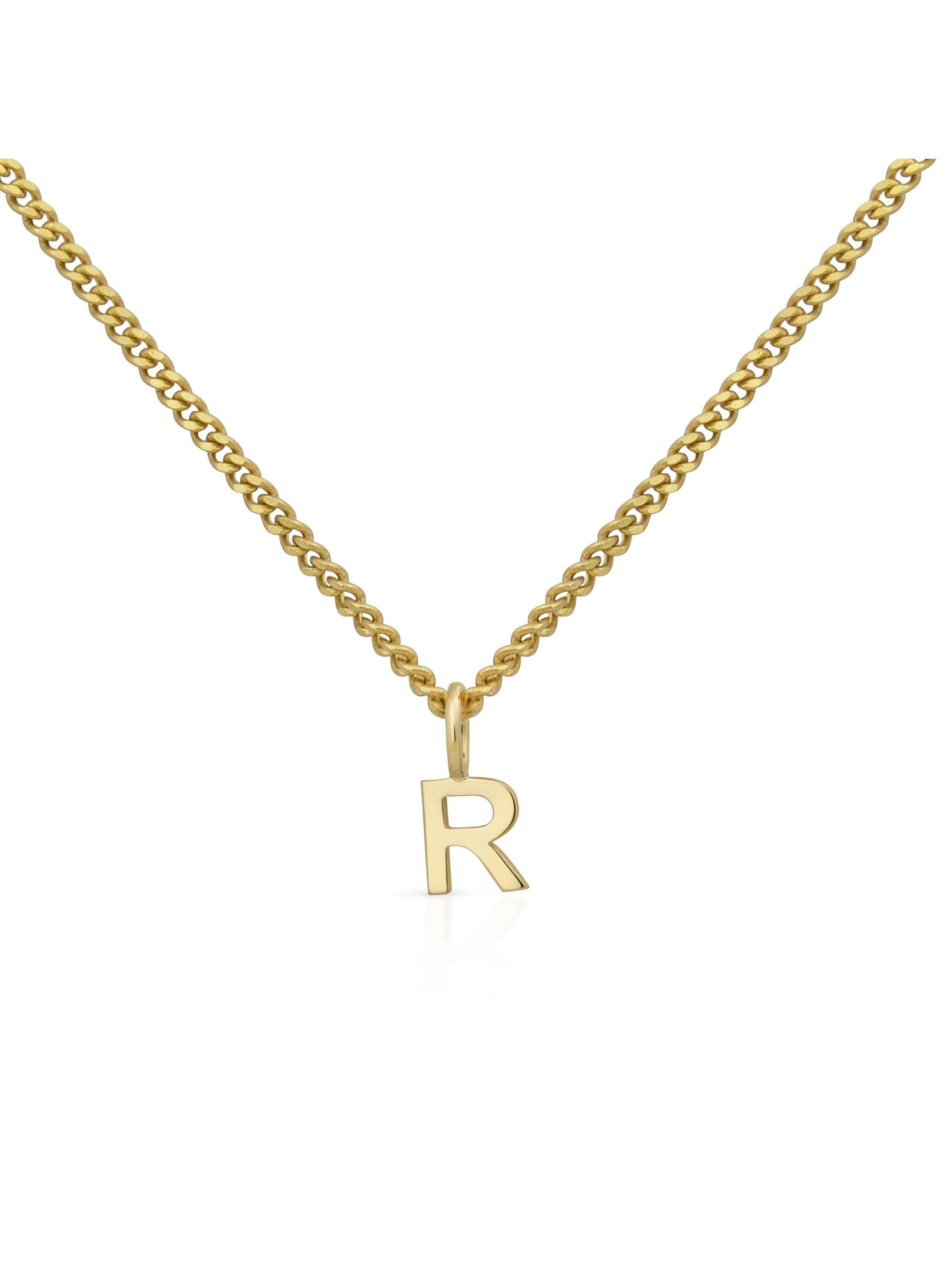 Orolino Kette 'Buchstabe R' in gold, Produktansicht