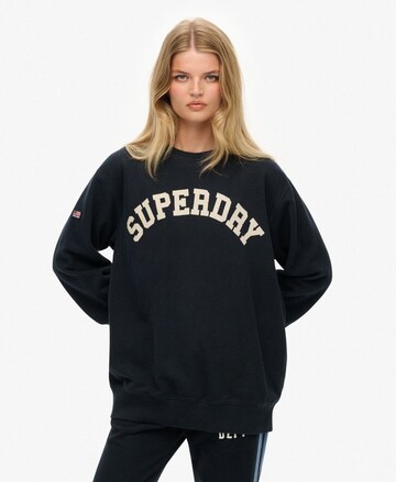 Sweat-shirt Superdry & Co en blanc : devant