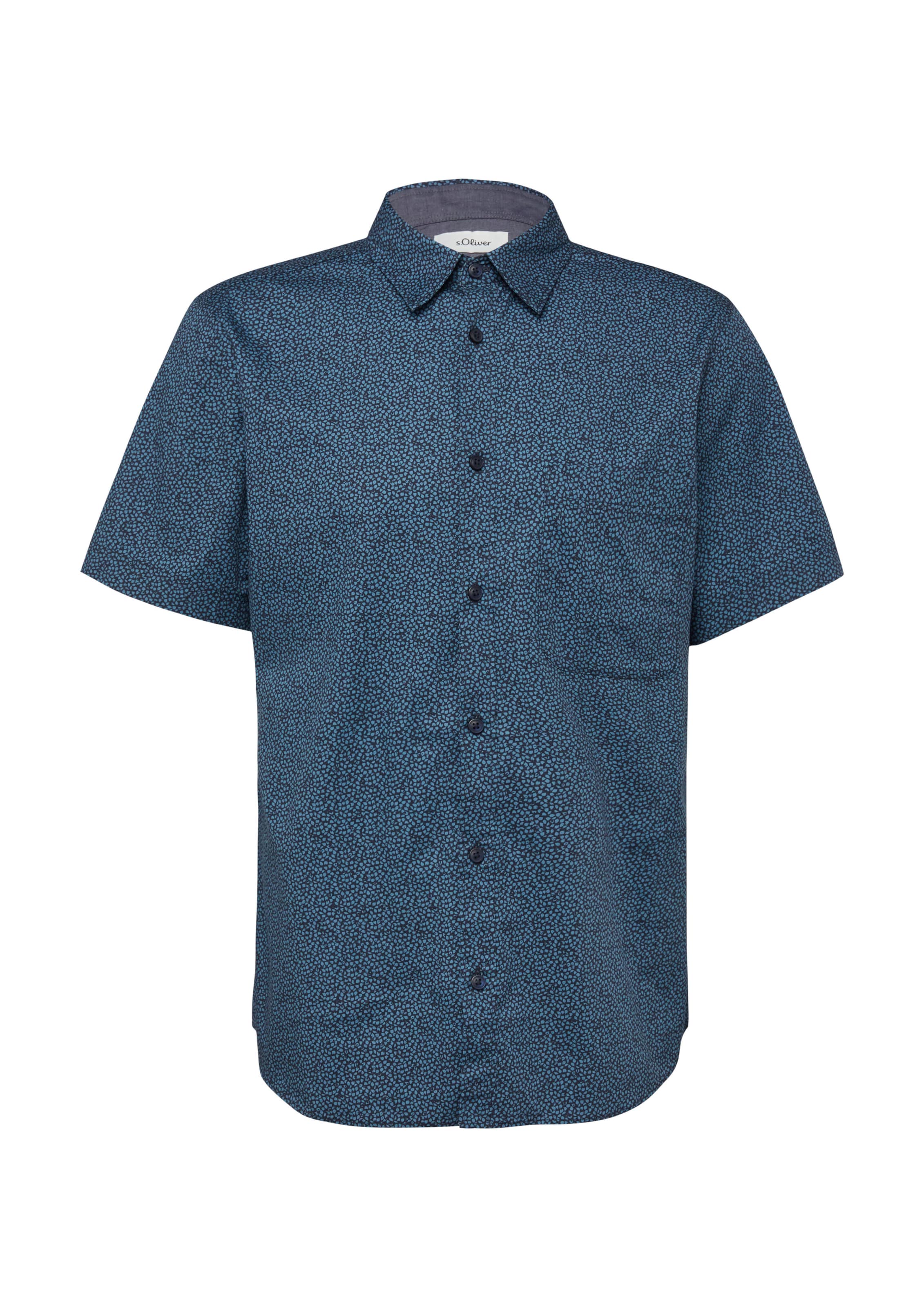 s.Oliver Hemd in Blau: Vorderseite