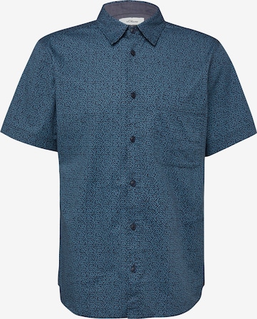 s.Oliver Hemd in Blau: Vorderseite