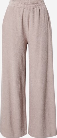 A LOT LESS Wide leg Broek 'Elsa' in Lila: voorkant