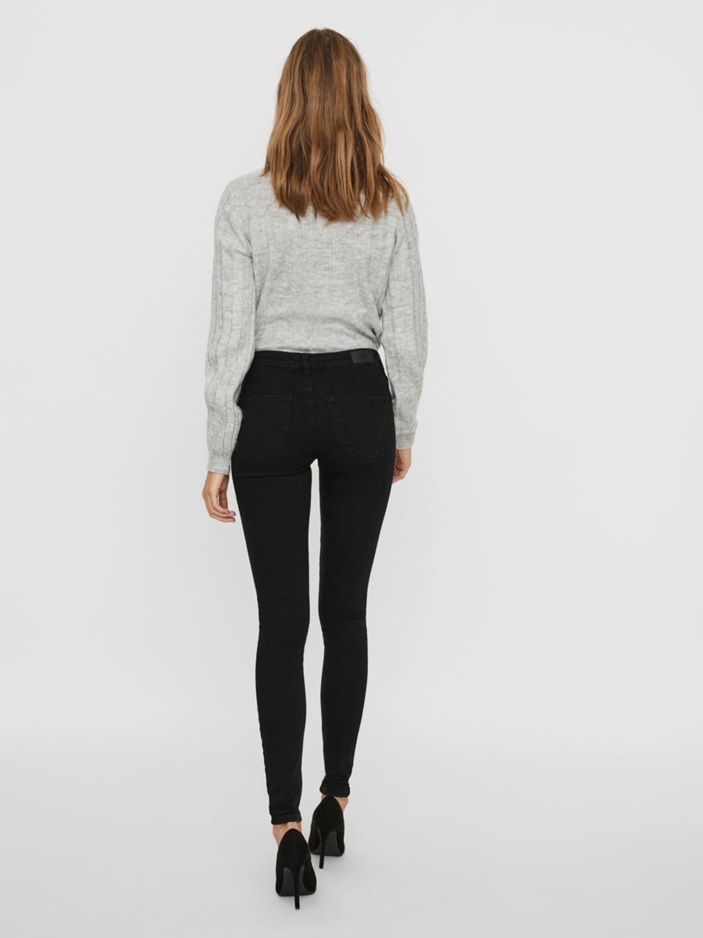 Frauen Jeans VERO MODA Jeans in Schwarz - XF39526 Frauen Jeans VERO MODA Jeans in Schwarz - XF39526