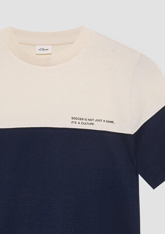 T-Shirt s.Oliver en bleu