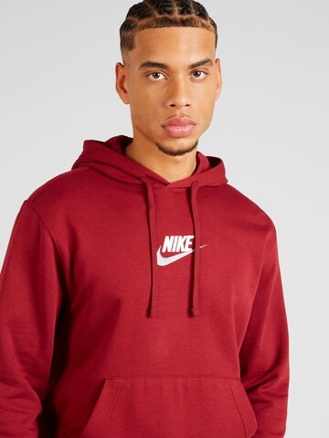 Bluză de molton de la Nike Sportswear pe roșu