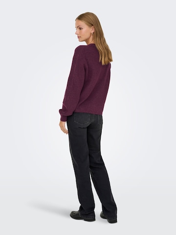 JDY Knit cardigan 'JDYLumi' in Red