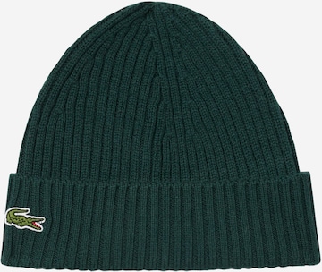 LACOSTE Beanie in Green: front