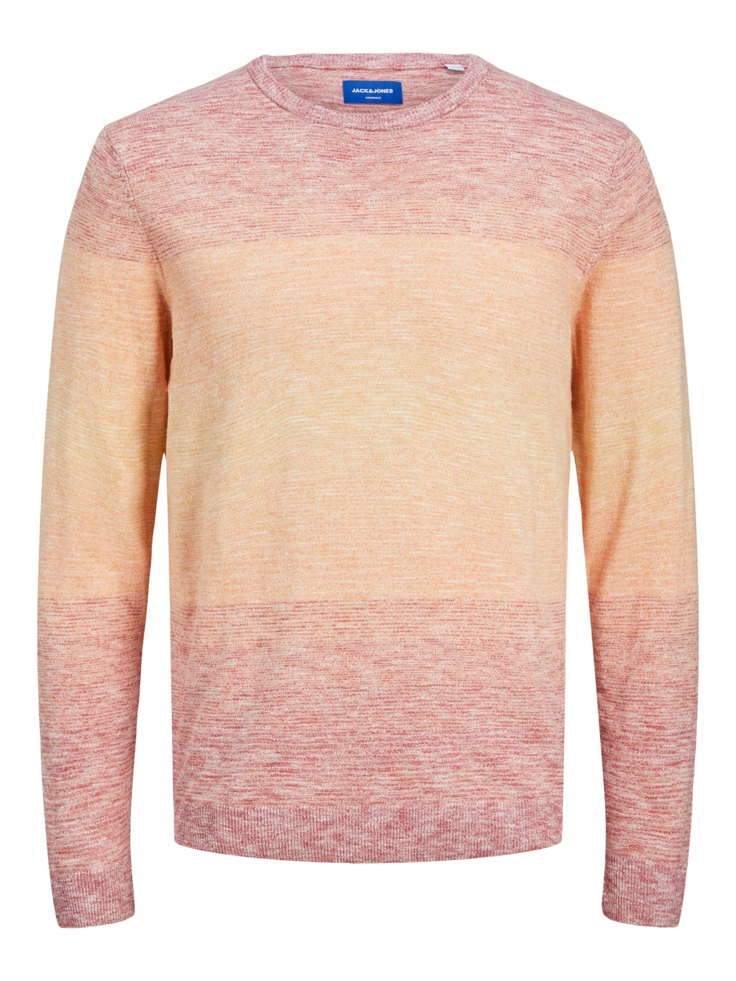 JACK & JONES Sweater 'Malibu' in Orange: front